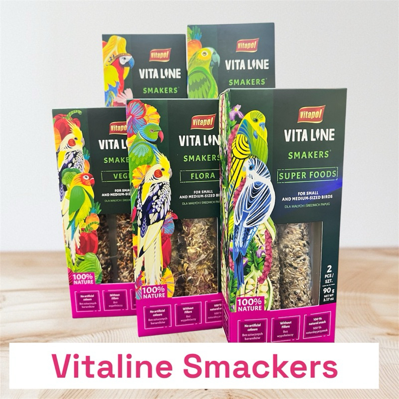 Vitaline Smackers ขนมนกแพค2แท่ง