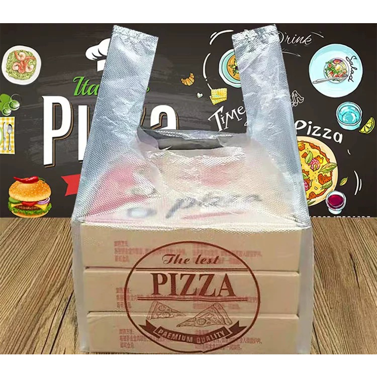 ถุงห่อพิซซ่า ขนาด 9/7/10/12 นิ้ว สำหรับใช้ในเชิงพาณิชย์ กล่องหิ้วสะดวก ถุงบรรจุอาหารคุณภาพสูง