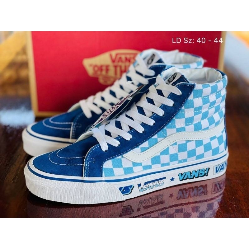 รองเท้า Vans Old Skool High ลายตาราง [ ของแท้💯 พร้อมส่ง ]