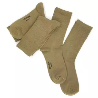 ถุงเท้าลูกเสือ แพ็ค12คู่/ 4คู่ ถุงเท้านักเรียน ขนาด Freesize 36-44ใส่ได้ ส่งในไทย ถุงเท้าสีกากี