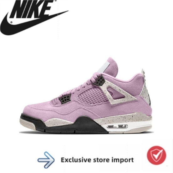 รองเท้า Air Jordan 4 Retro SE สำหรับผู้ชาย สีขาว-เทา ไซส์ 6-13