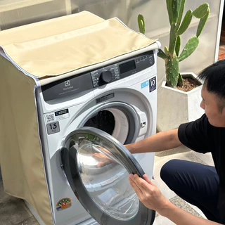 ผ้าคลุมเครื่องซักผ้า ฝาหน้า กันUV กันน้ำ 100% เกรด Premium วัสดุPVC 0.7 สามารถใส่ได้ทุกรุ่น ทุกยี่ห้อ พร้อมส่งทุกวัน🚛