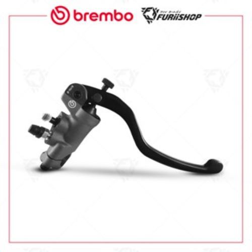 ปั๊มเบรกบน Brembo โลโก้ขาว ขวาก้าน - ยาว พับได้ & พับไม่ได้  16x18 และ 19x18 อิตาลี่แท้ 100%