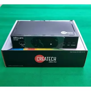 กล่องรับสัญญาณทีวีดิจิตอล CREATECH รุ่น Alfra Pro(รุ่นใหม่ล่าสุด 2025)