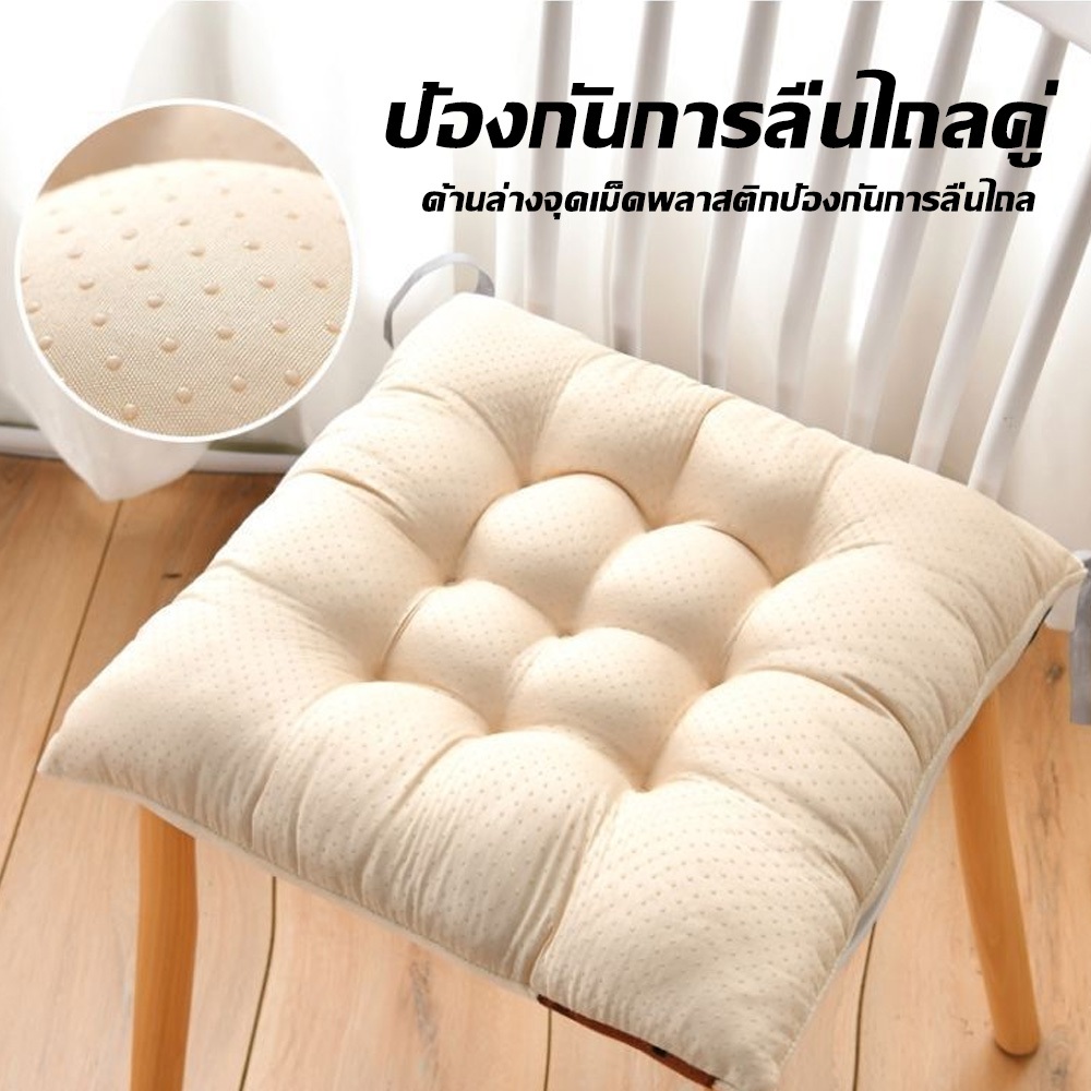 ลายการ์ตูนน่ารัก ขนาด 40X40Cm สําหรับตกแต่งบ้าน แบบหนา เบาะรองนั่งเก้าอี้ นุ่มสบาย - รูปที่ 5