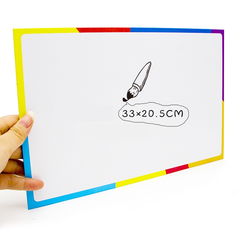 กระดานไวท์บอร์ด ขนาด 20x30ซม. ตัวอักษรแม่เหล็ก ด้านหน้าเป็นไวท์บอร์ด ด้านหลังเป็นศัพท์ภาษาอังกฤษ - รูปที่ 2