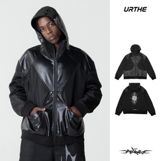 URTHE - เสื้อฮู้ด เเขนยาว Oversize Col. DARKWAVE รุ่น DW FRE…