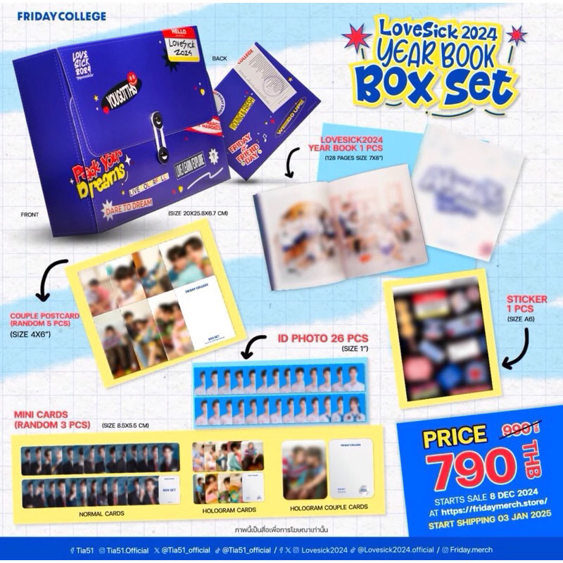 LoveSick2024 YearBook Boxset เปิดหาร