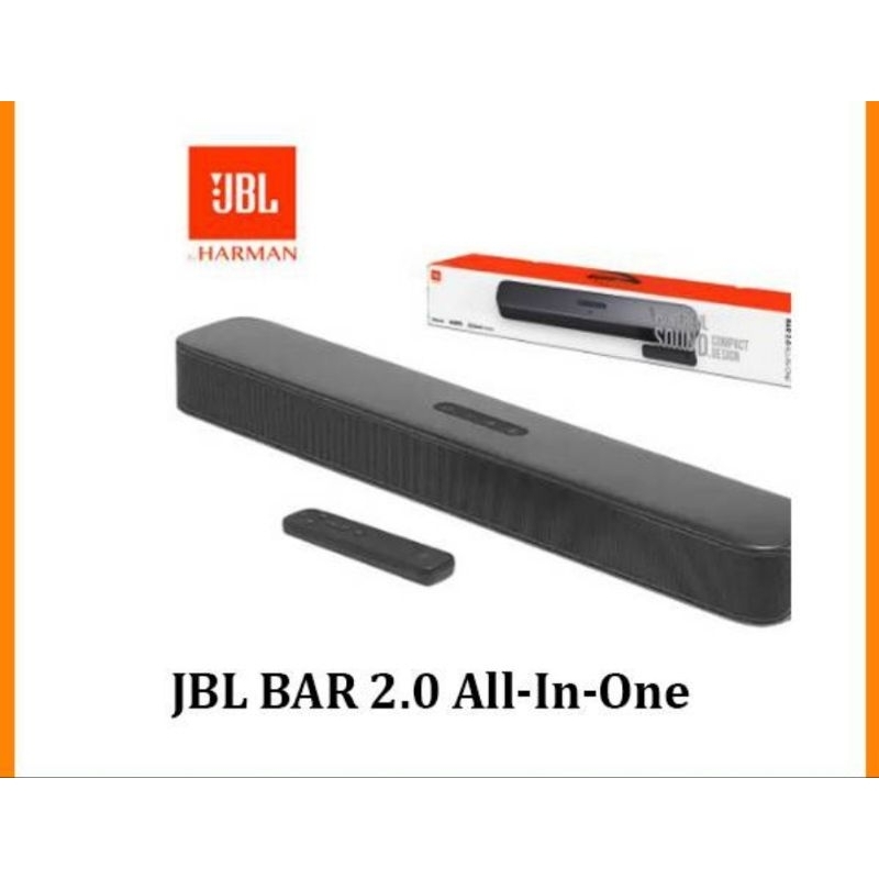 (แท้ 100% ประกันศูนย์ไทย) JBL Bar 2.0 All in One ลำโพงซาวด์บาร์ 2 ชาแนล 80 วัตต์