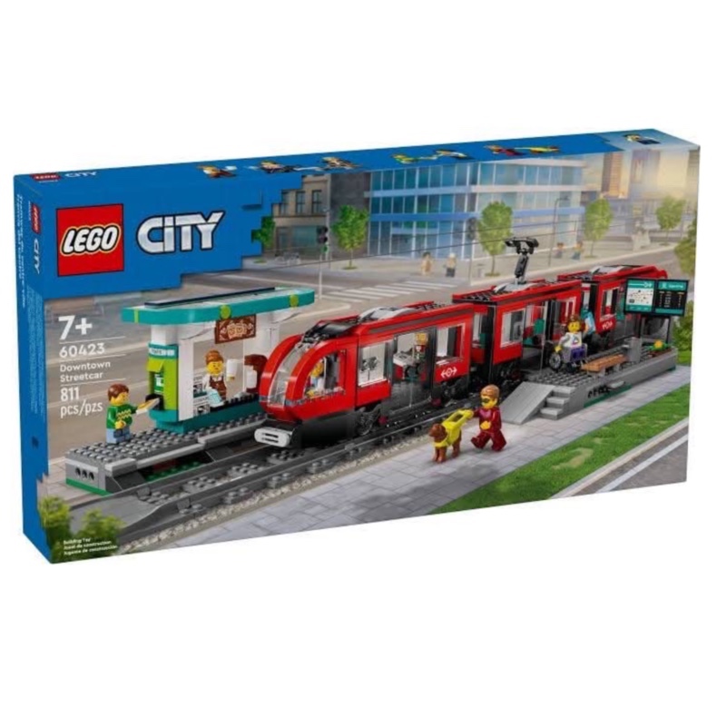 LEGO® 60423 Downtown Streetcar and Station - เลโก้ใหม่ ของแท้ 💯% พร้อมส่ง