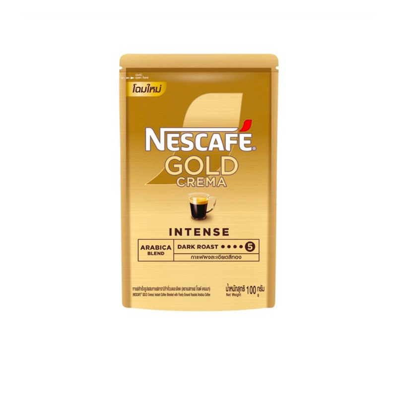 (ใหม่) เนสกาแฟโกลด์เครมมา 100 กร้ม เนสกาแฟโกลด์เบลนด์ 100 กรัม  Nescafe Gold Crema/ Nescafe Gold Ble