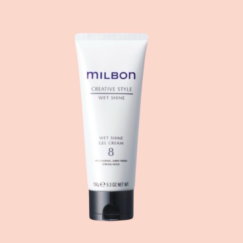 MILBON CREATIVE STYLE WET SHINE GEL CREAM 8 150 ML.เจลครีมที่มอบช่อผมให้ดูเงางาม มีสไตล์ ไม่แข็งหรือเหนียวเหนอะหนะ