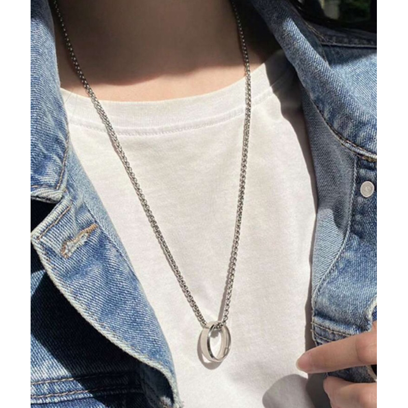 📿สร้อยคอ พร้อมแหวน💍 สไตล์เกาหลี ดูเท่ เก๋ไก๋💥พร้อมส่ง💥