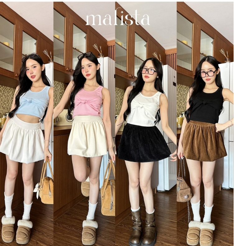 MALISTA ( มาลิซต้าร์ ) กระโปรง งาน Balloon Skirts ทรงสวย