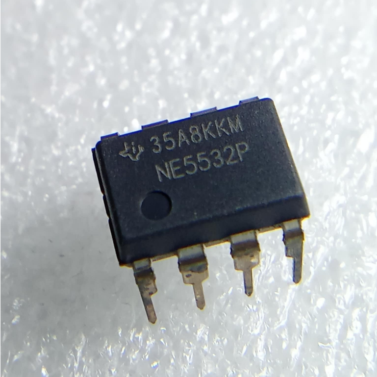 DIP-8 1ตัว  NE5532P  NE5532  Texas Instruments Dual Op Amp