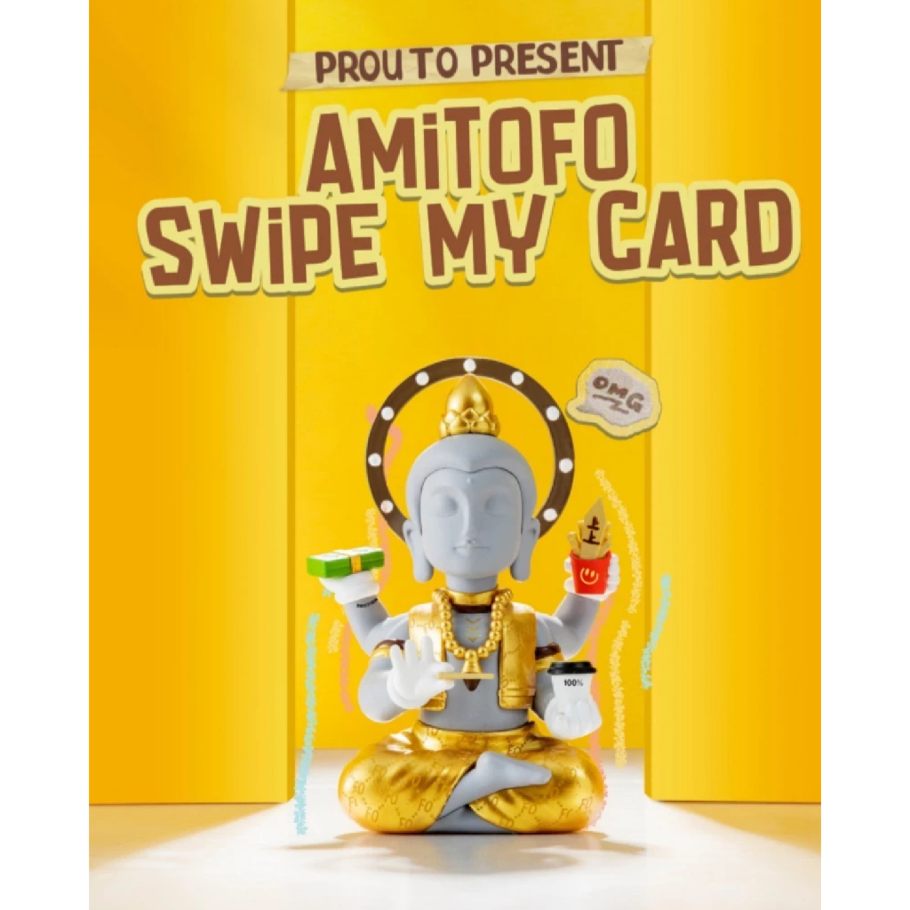 Amitofo Swipe My Card Limited Edition Figure ของแท้ มือ 1 พร้อมส่งจากไทย - เลข2416