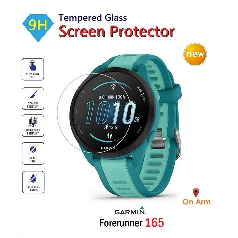 กระจกนิรภัย Garmin Forerunner 165 / 165 Music ขนาดตรงรุ่น