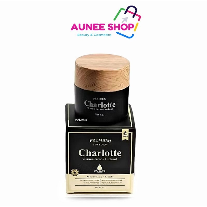 ส่งฟรี/มีไลฟ์ ลด50% (กระปุก)ครีมชาร์ลอตต์ วิตามินสด charlotte vitamin cream*แพคเกตใหม่กล่องดํา