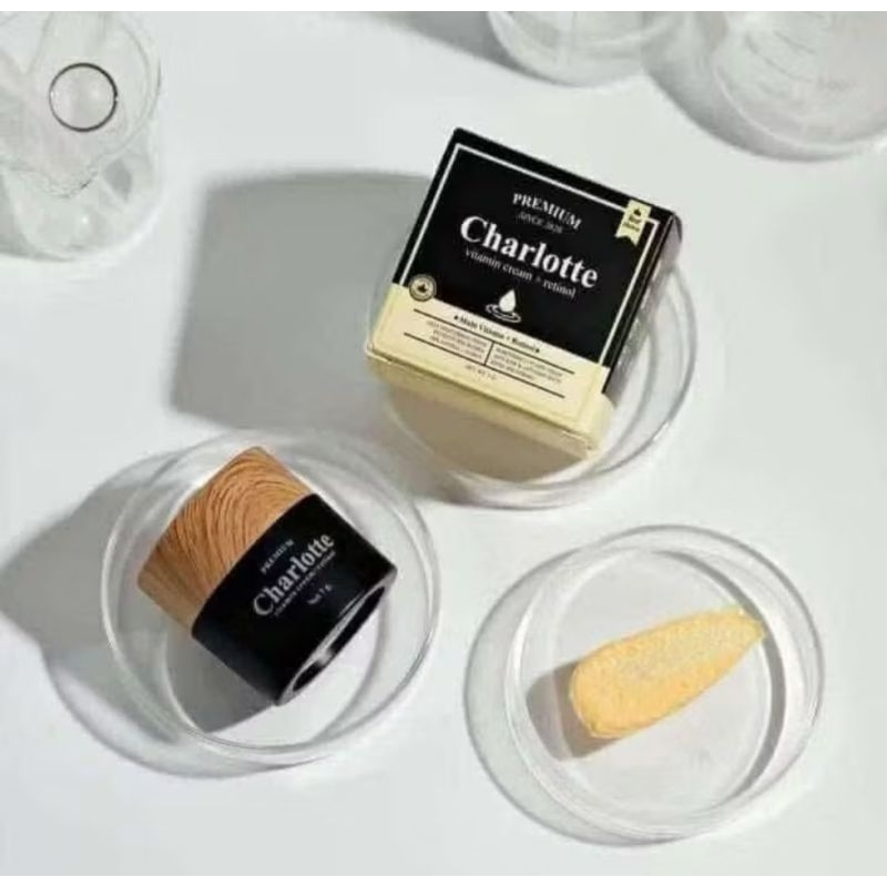 ส่งฟรี/มีไลฟ์ ลด50% (กระปุก)ครีมชาร์ลอตต์ วิตามินสด charlotte vitamin cream*แพคเกตใหม่กล่องดํา ราคา ถูกที่สุด ดีลบีเคเค แกลเลอรีภาพที่ 6