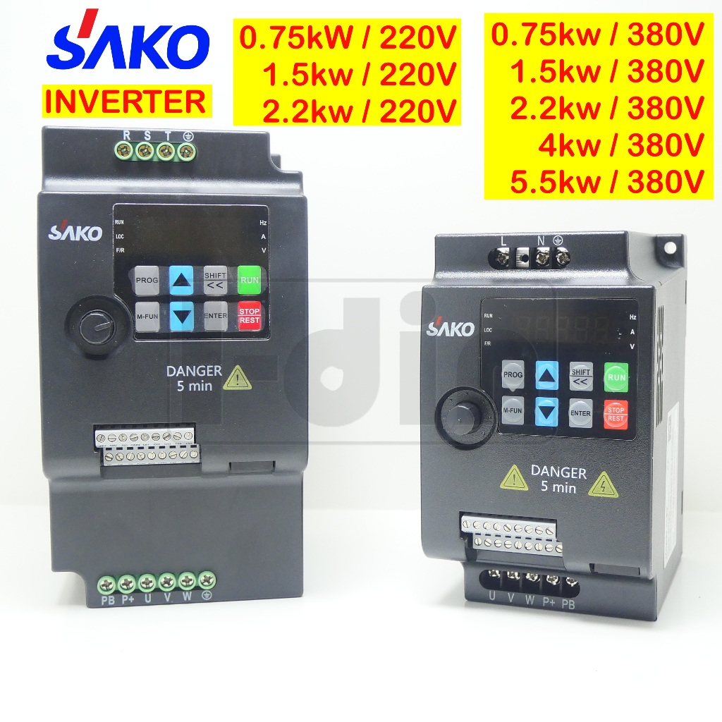 SAKO INVERTER SKI780 อินเวอเตอร์ปรับรอบมอเตอร์3เฟส Varispeed Drive