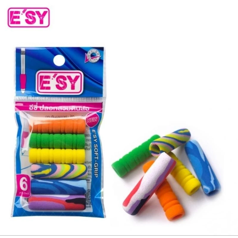 E'SY ปลอกสวมดินสอ 6ชิ้น/ถุง