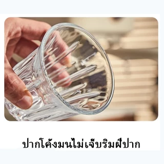 การจัดส่งในพื้นที่｜ แก้วกาแฟ ลาเต้ เอสเปรสโซ่ สไตล์อเมริกัน แก้วคาเฟ่ ทรงกลม แก้วน้ำดื่ม ใส่นมชากาแฟ glass