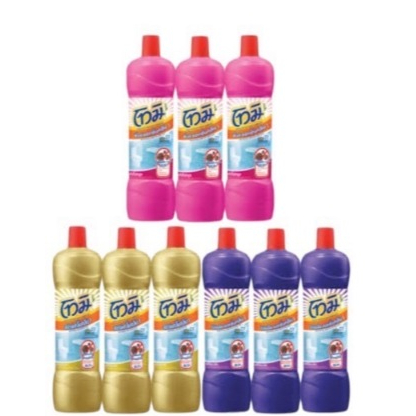 (แพ็ค3)โทมิ น้ำยาทำความสะอาดห้องน้ำ 850มล.