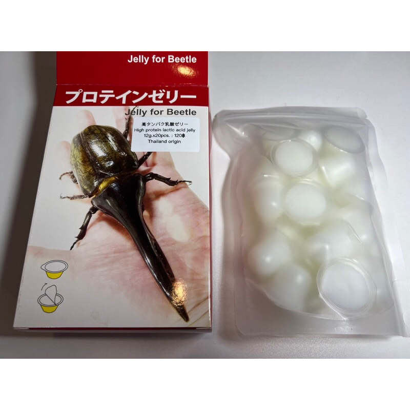 Jelly High protein lactic 12g.x20 pcs. for Insect and Beetles.