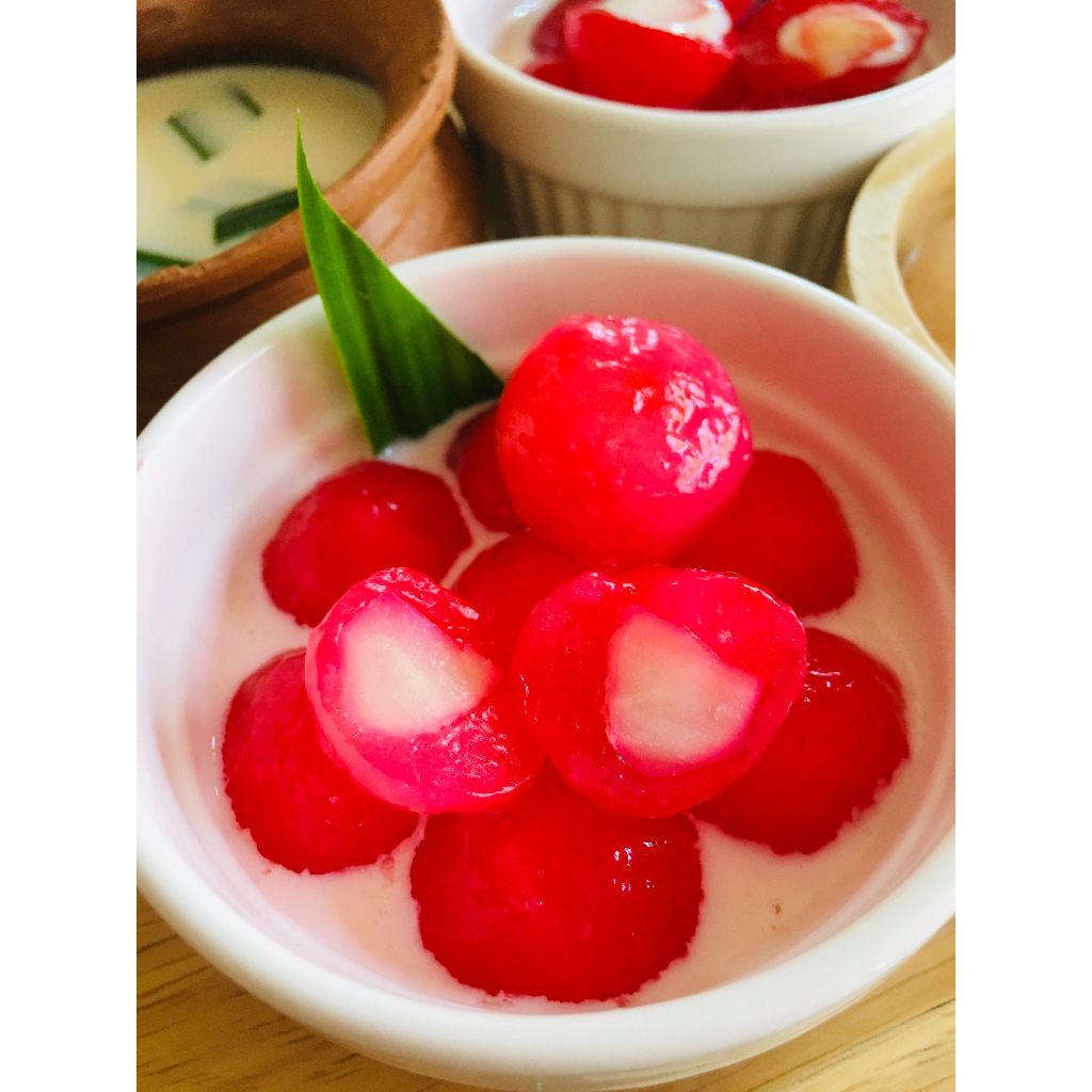 แป้งทำขนมบัวลอยสาคูวิลาศ ไส้แห้ว Home made100%ต้นตำรับสูตรคุณยายBy jasmine