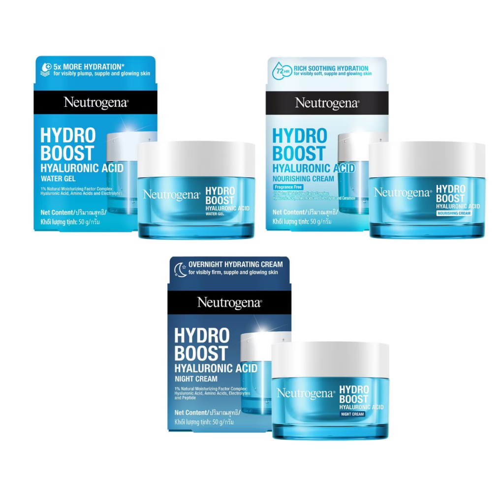 Neutrogena Hydro Boost Water Gel นูโทรจีน่า ไฮโดร บูสท์ วอเตอร์ เจล บำรุงผิว อิ่มน้ำ 50 g