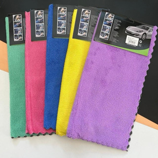 (ยกโหล 12 ชิ้น) No.146  ผ้าไมโครไฟเบอร์ หนานุ่ม ซับน้ำไว ผ้า…