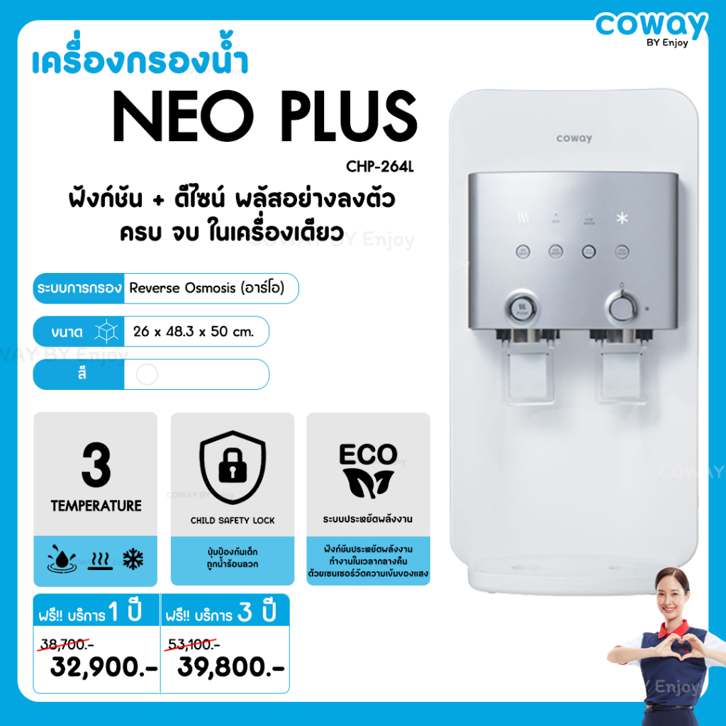 เครื่องกรองน้ำ coway รุ่น Neo Plus