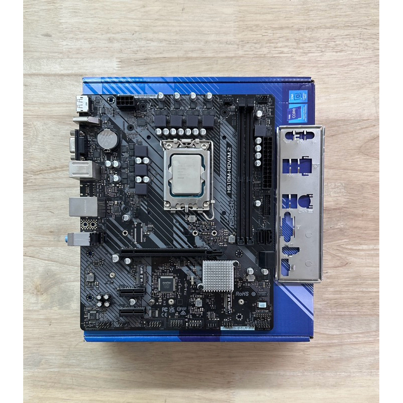 ชุด CPU I3 12100 /MB ASROCK H610M-HDV/M.2 มีประกัน