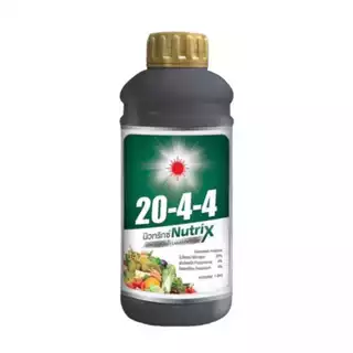 ปุุ๋ยน้ำ 20-4-4 นิวทริกซ์ บำรุงต้นใบ ฟื้นต้น เร่งแตกใบ แตกยอดอ่อน ขนาด 1 ลิตร ดวงตะวันเพชร