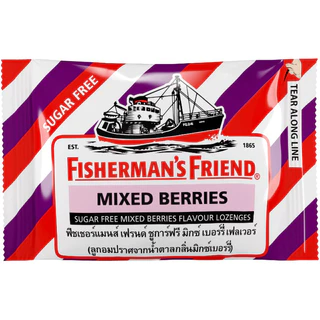 Fisherman's Friend ลูกอมฟิชเชอร์แมนส์ เฟรนด์ เม็ดอมบรรเทาอาการเจ็บ ทุกรสชาติ ขนาด 25 กรัม/ซอง