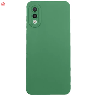 เคส สำหรับ Samsung Galaxy A02 M02 เคสซิลิโคนนิ่ม กันกล้อง TPU สีพื้น