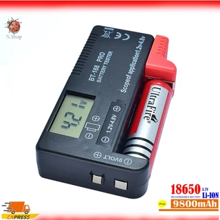 ถ่านชาร์จ 18650 ชนิด Li-ion 3.7- 4.2V. 9800 mAh( หัวนูน 11 ก้อน )