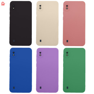 เคส สำหรับ Samsung Galaxy A10 เคสซิลิโคนนิ่ม กันกล้อง TPU สีพื้น