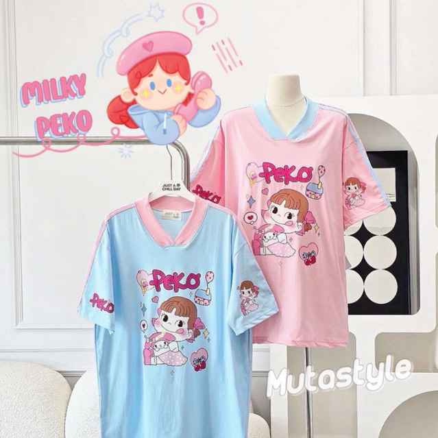 ◡̈ เสื้อป้ายJust คอวีมิวกี้มายเม /อก44“