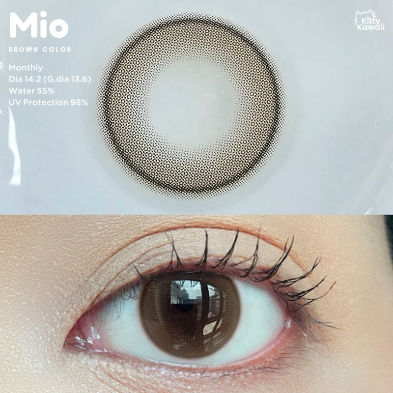 คอนแทคเลนส์ Kitty kawaii Mio ขนาดmini 14.2
