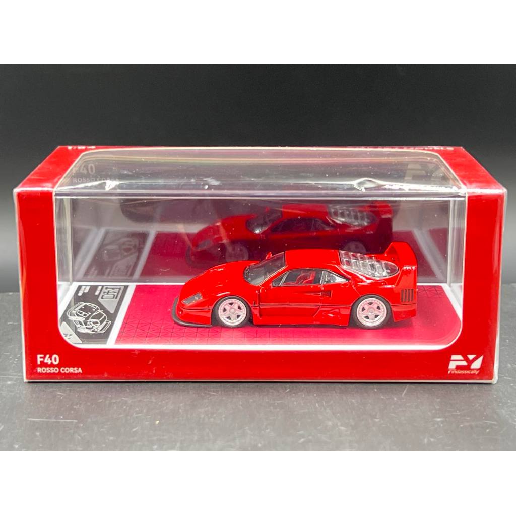Findclassically（FY) 1/64 F40 Diecast : Rosso Red.