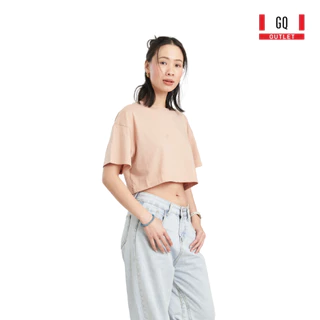 GQ Everyday Crop Top เสื้อครอปผู้หญิง มี 4 สี ยืดแต่ไม่ย้วย ระบายอากาศดี เย็นสบาย ไร้กลิ่นอับ women crop เสื้อคอป