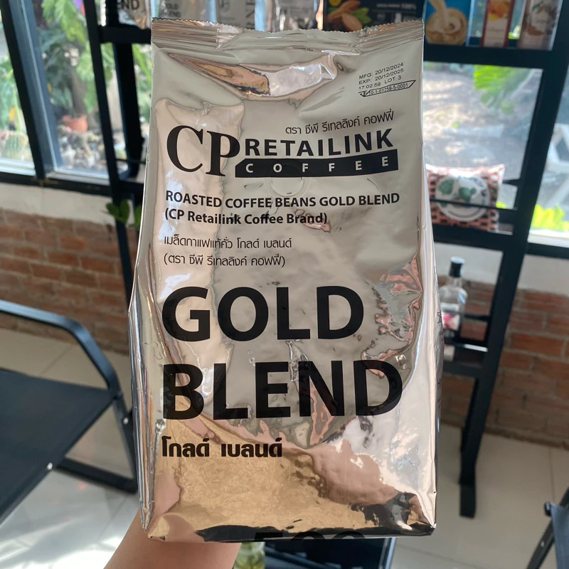 ❗️ล็อตใหม่ 500กรัม❗️Gold Blend กาแฟซีพี กาแฟมวลชน คั่วเข้ม เมล็ดกาแฟพรีเมียม by CpRetailink หอมเข้มสู้นม กาแฟเซเว่น7-11