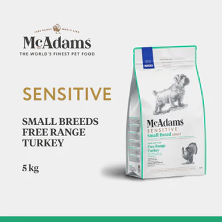 McAdams Sensitive Small Breeds Turkey 5 kg แมคอดัมส์ เซ็นซิทีฟ สูตรไก่งวง สำหรับสุนัขสายพันธุ์เล็ก