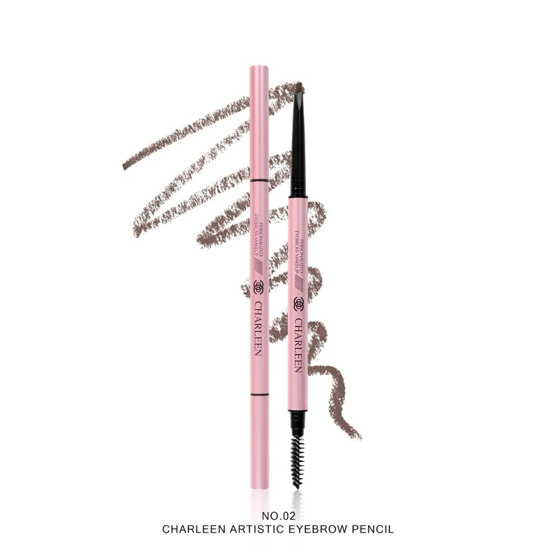 [ของแท้บริษัท/ส่งไว] ดินสอเขียนคิ้วชาลีน มี 2 เฉดสีให้เลือก เขียนง่าย เส้นเล็ก ติดทน