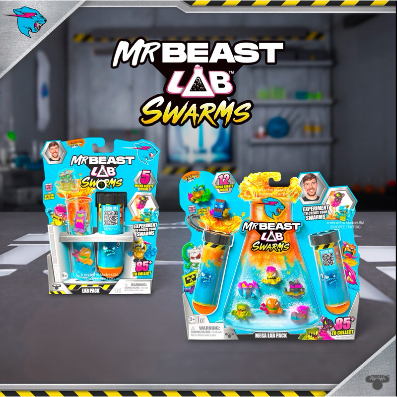 พร้อมส่ง 🔬 Lab Swarms Atomic Series มิสเตอร์บีส ฟิกเกอร์โมเดล ลิขสิทธิ์แท้ Exclusive ส่งตรงจาก USA