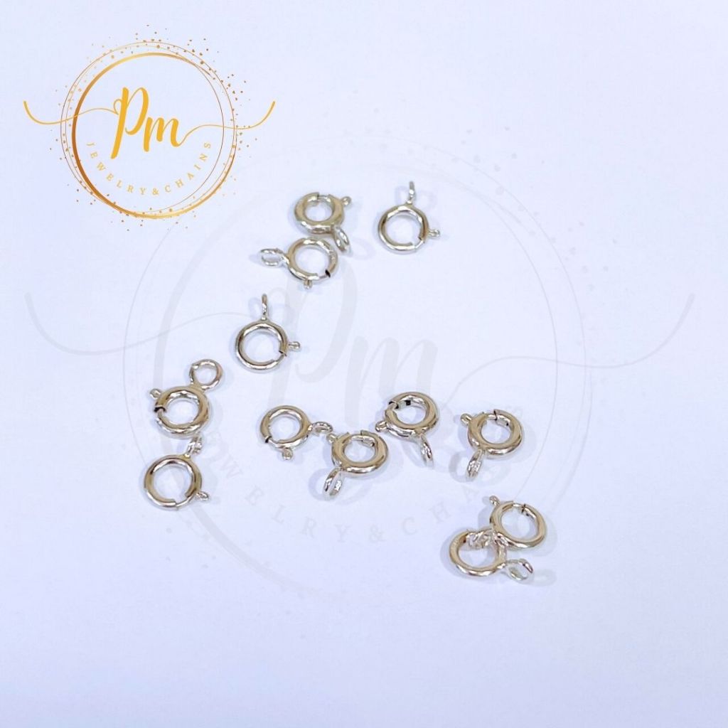 ตะขอก้ามปู PM.JEWELRY สร้อยคอ ทองคำแท้18K 75% น้ำหนัก 0.15 กรัม (ทองขาว) มีใบรับประกันจากทางร้าน