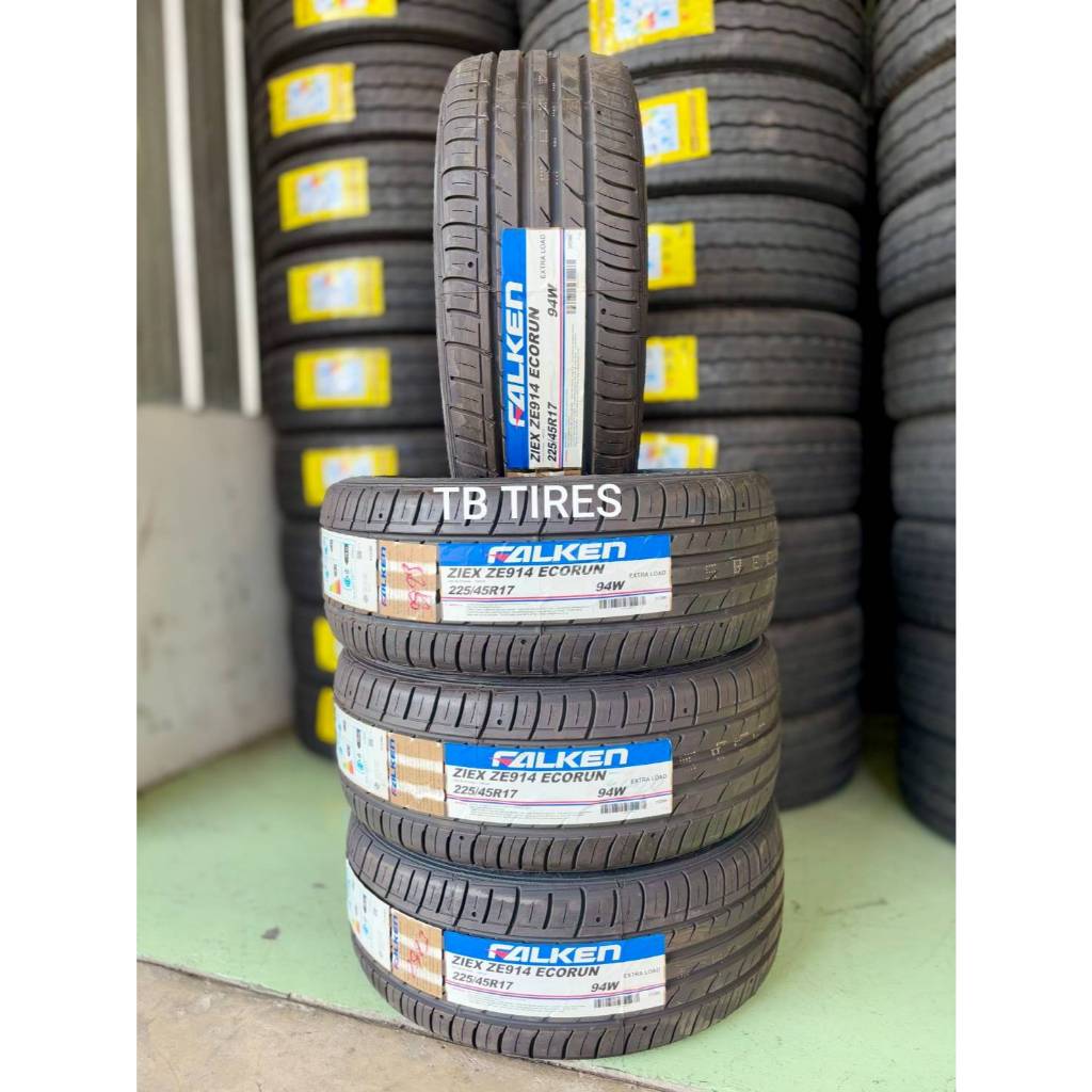 ยางรถยนต์ 225/45R17 94W XL  ZE914 ECORUN  FALKEN (ยางใหม่ค้างปี 2023-2024)