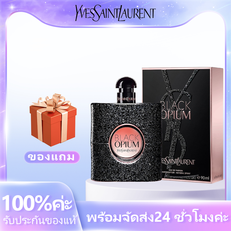 ของแท้ 100% Ysl Saint Laurent Black Opium Black Opium น้ําหอมผู้หญิง 90 มล. น้ําหอม Black Opium EDP น้ําหอม Black
