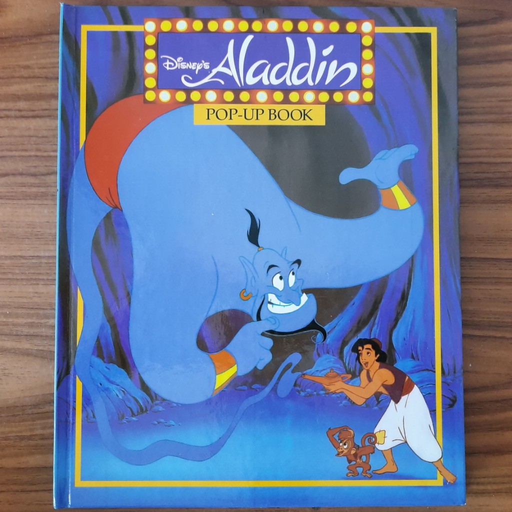 (มือสอง ลิขสิทธิ์แท้) หนังสือ Aladdin Disney อะลาดิน นิทานภาษาอังกฤษ ป๊อปอัพ POP​ UP 3D book สอนภาษา